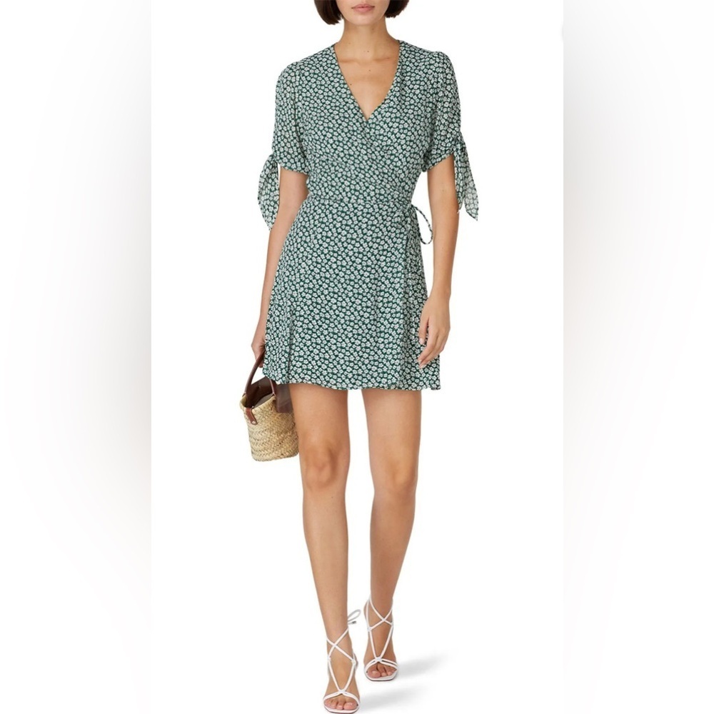 Reformation Venezuela Sammy Wrap Sundress + Free Tote Bag- Medium